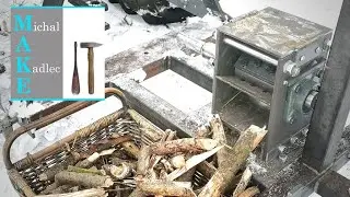 tractor powered WOOD CHIPPER build