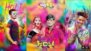 Picsart Holi Special Photo Editing Tutorial - Holi photo editing 2022 - #holiphotoediting #PicsArt