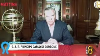 Emergenza Covid-19: Intervista SAR Principe Carlo di Borbone delle Due Sicilie  a Mattino 8