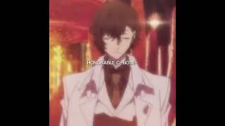 Honorable c note Dead apple Dazai!!  #bungosd #dazai