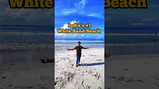 India's most beautiful White Sand Beach #travel