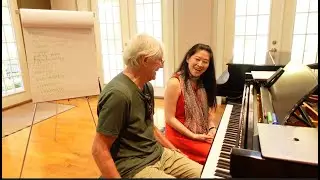 Teaching Piano Duet Improv - Timing with Harmonic Vamp