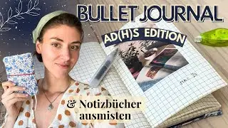 Bullet Journal Set Up für ADHS & Notizbücher ausmisten!