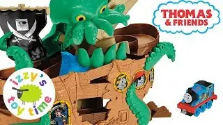 Thomas Adventures SEA MONSTER PIRATE SET! Thomas and Friends | Fun Toy Trains  and Children