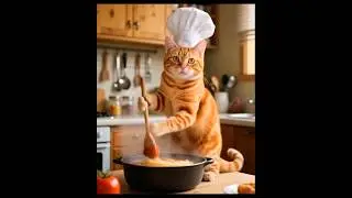 Cat Eating Spaghetti 🍝😺