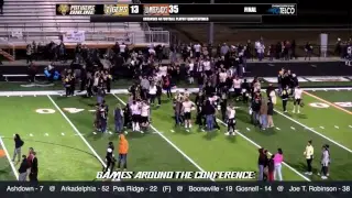 2017-2018 Prairie Grove vs Warren Football 4A Playoffs Quarterfinals