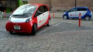 Mitsubishi MIEV test drive in Copenhagen