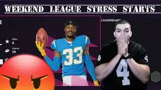 THE FIRST MADDEN 22 ULTIMATE TEAM WEEKEND LEAGUE  GAME AND SOMEONE IS GETTING RAGE SOLD! CAN WE WIN?