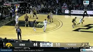 Purdue - Iverson Entry, Baseline Clear - Post Pin
