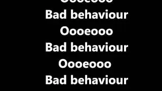 Jedward - Bad Behaviour - Official Full Song with Lyrics