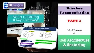 EC6801 & EC8652 Wireless Communication- Part 3 - Cell Architecture & Sectoring -Solved Problems