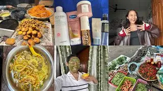 Last video of 2025 🫣 skin care routine cooking 🍳 grocery shopping 🛍️ 