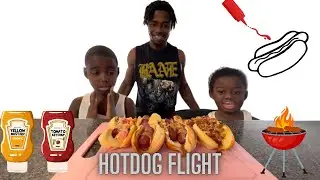 🌭 Hot Dog Flight for My Family of 5 | 4 Hot Dogs, 4 EPIC Ways! 🍴