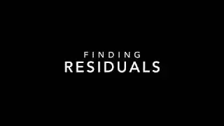 R STUDIO: How to Find Residuals