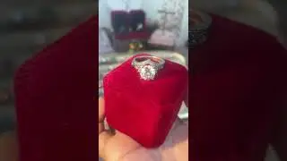Perfect Clear Ring with Tri-Stone #fok