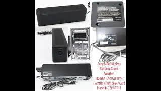 Беспроводной усилитель объёмного звука Sony S-AIR TA-SA100WR + плата беспроводного приёмника EZW-RT10 #nustuffthrift
