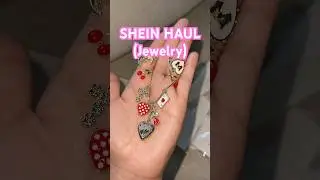 Jewelry Shein Haul #sheinhaul #charmbracelet #charms #earrings #shein #girly