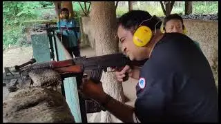 Ak47 firing at cu chi ho chi min facility #vlog #vietnam #ak47 #shooting #gun #friends #full #tour 