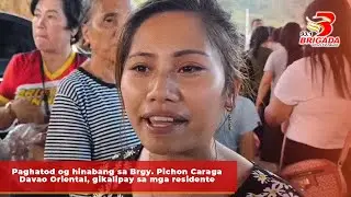 Paghatod og hinabang sa Brgy. Pichon Caraga Davao Oriental, gikalipay sa mga residente