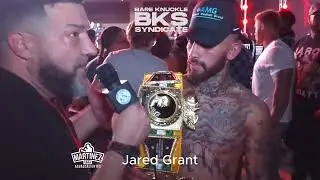 Jarod Grant Reacts After His BKB 48 Victory | Post-Fight Interview | Bare Knuckle Syndicate