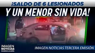 Muere un menor tras fuerte choque en Guadalajara | Noticias GDL con Ricardo Camarena 