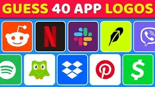 40 Famous App Logos &ndash; How Many Can You Identify? | Logo Quiz