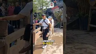 This man's touching act was done to bring comfort to his elderly mother