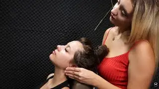 FEMALE ASMR MASSAGE | Head, Face & Foot