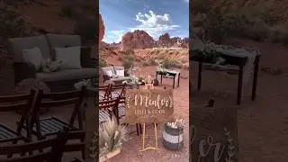 beautiful wedding day for Hali & Cody #behindthescenes #destinationwedding #valleyoffire