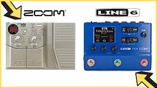 Line 6 HX Stomp Helix Vs ZOOM 606 Guitar Effects Processor