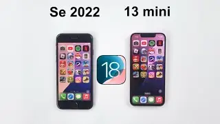 iOS 18 - iPhone SE 2022 vs iPhone 13 mini Speed Test Comparison