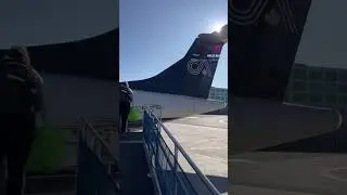 Jump seat on an ATR 42 with me
