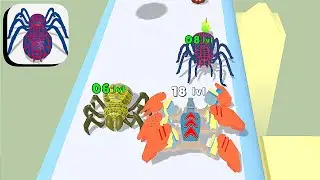 Spider Evolution Run ​- All Levels Gameplay Android,ios (Part 13)