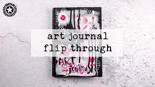 AJTV Flip Through 2018 Keep your hands off my art journal