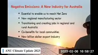 ANU Climate Update 2023: How can we sequester carbon whilst supporting other societal goals?