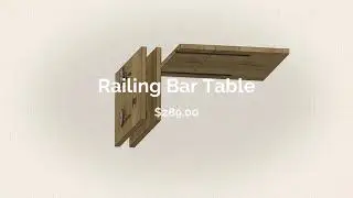 Wildly Handy - Railing Bar Table