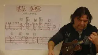 Fingerstyle Ukulele Lesson # 67: FÜR ELISE (Ludwig van Beethoven)