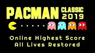 PACMAN ONLINE 2019 | High Online Game play Score | All Lives Restored | Best Chase Game