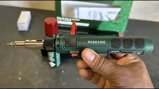 Unboxing and Testing Parkside 3 in 1 Gas Soldering Iron