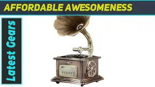 Immerse Yourself in Retro Elegance: Mini Gramophone Bluetooth Speaker Review