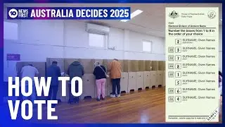 How To Vote: A Guide To Filling In Ballot Papers This Federal Election | 10 News First