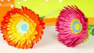Easy paper flower - tutorial