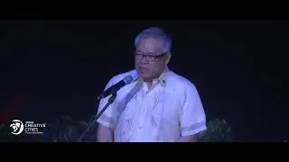 Opening Message by DTI Secretary Ramon Lopez | ASEAN Creative Cities Forum and Exhibition 2017