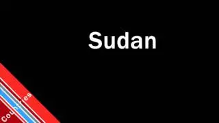 How to Pronounce Sudan