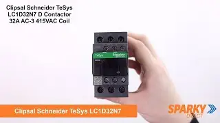 Clipsal Schneider TeSys LC1D32N7 | D Contactor 32A | AC-3 | 415Vac Coil