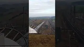 Notre TGV rame carmillon arrivent avec un double venant de bordeaux