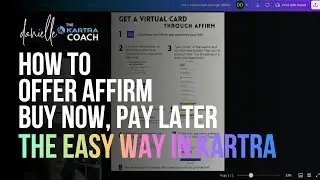 How to Offer Affirm When Using Kartra (The Easy Way)
