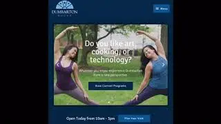Dumbarton House Website