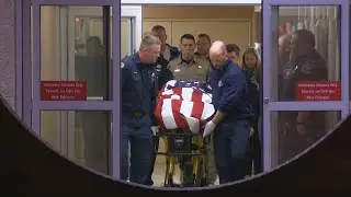 A procession for a fallen deputy