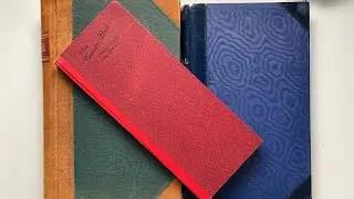 My vintage ledger collection for junk journals